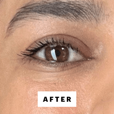 Shipin after applying Hourglass Unlocked Instant Extensions Mascara